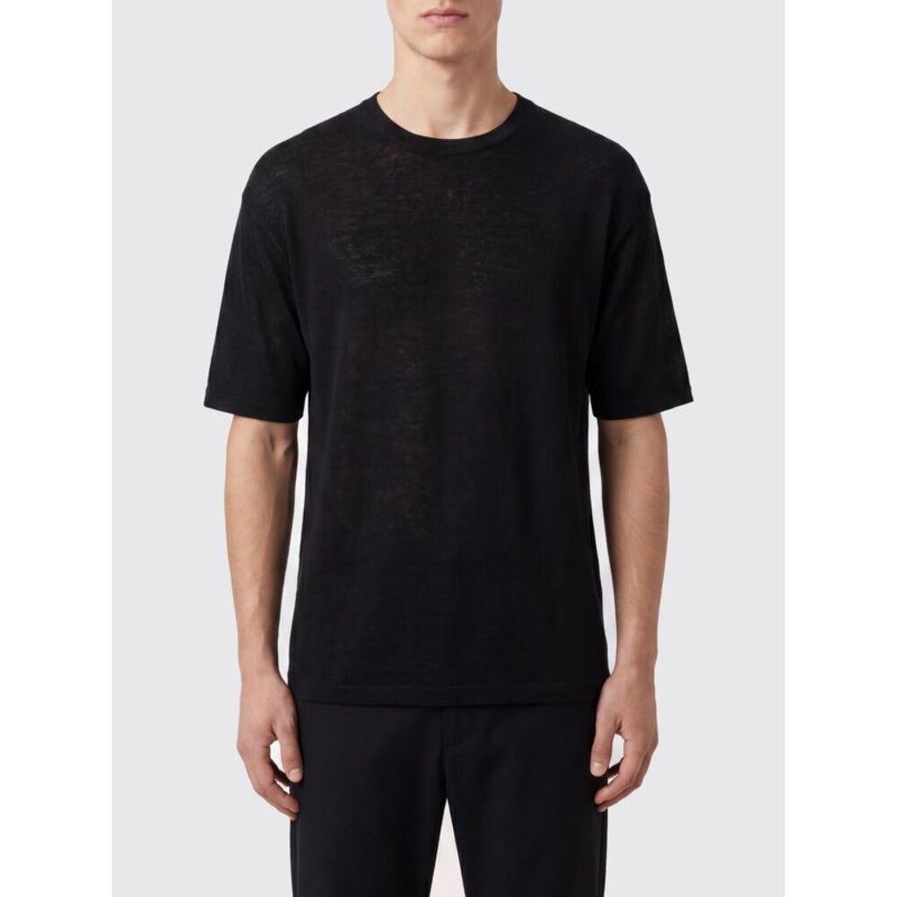Roberto Collina Men Linen T-Shirt Roberto Collina